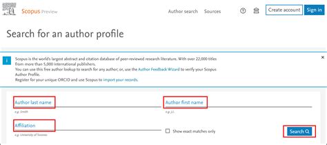 Scopus Author Id