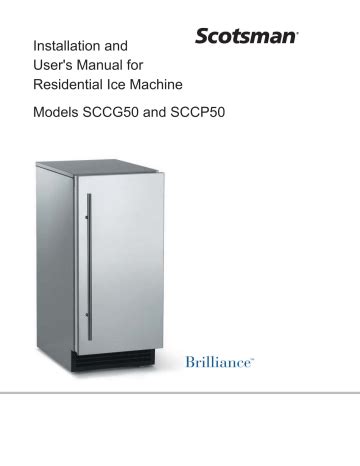 scotsman sccp50ma 1ss owner