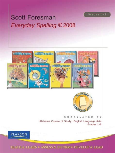 scott foresman spelling workbook grade 5 spelling