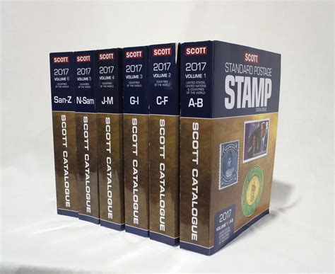 scott stamp catalog 2017