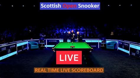 scottish open snooker live