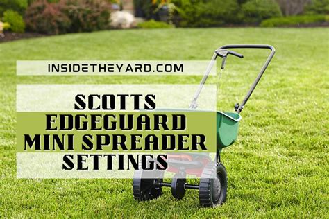 Scotts Edgeguard Mini Settings