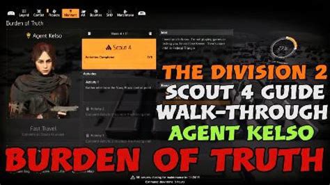 Scout 4 Division 2 Walkthrough