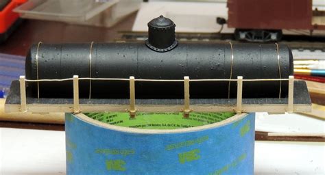 scratch build tank car model railroad