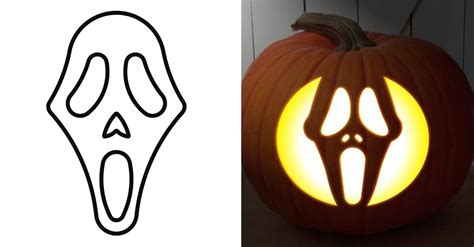 Scream Pumpkin Carving Stencil Free Printable Nikkiu0027s Plate Jack O Lantern Tracing - Jack O Lantern Tracing