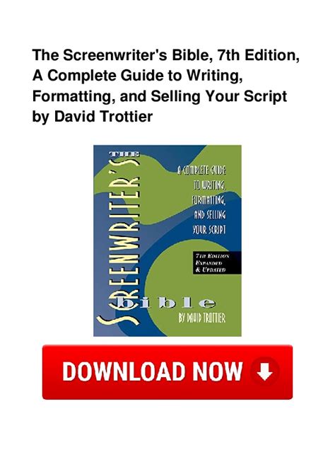 Screenwriters Bible Pdf