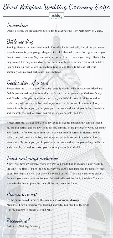 Script For Officiating A Wedding
