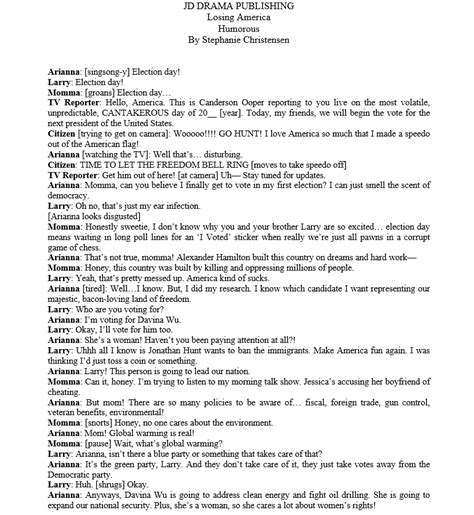 Scripts For Dramatic Interpretation