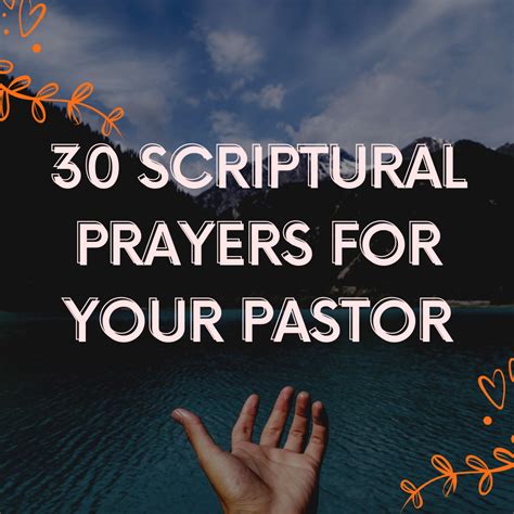Scriptural Prayers For Pastors And Leaders Pdf