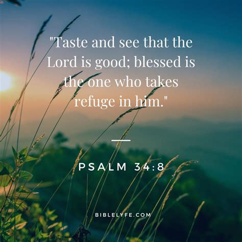 scripture about god is good