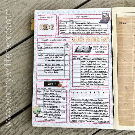 Scripture Study Journal Topics World Design Topics Cover