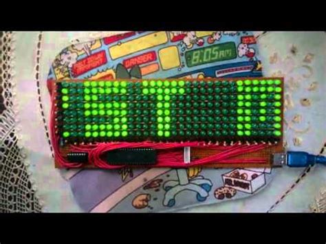 Scrolling Message Display Using Atmega Microcontroller
