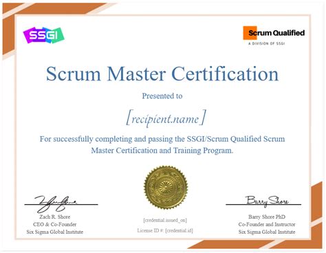 Scrum Master Certification