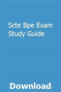 Download Scte Bts Exam Questions Study Guide 