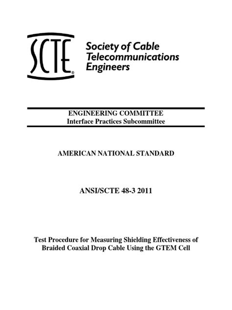 Read Scte Cable Test Answers 