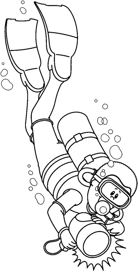 Scuba Diving Coloring Pages Free Coloring Printables Scuba Diving Coloring Page - Scuba Diving Coloring Page