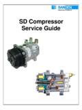 Sd Compressor Service Guide Sanden International Inc