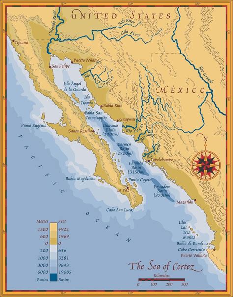 Sea Cortez Map