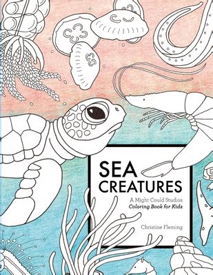 Sea Creatures A Might Could Studios Coloring For Adults