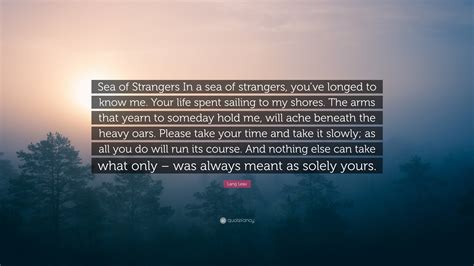 Sea Of Strangers