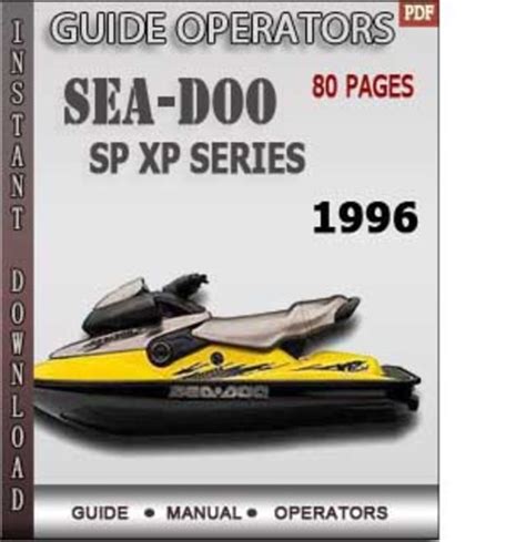 Download Seadoo Xp 1996 Manual File Type Pdf 