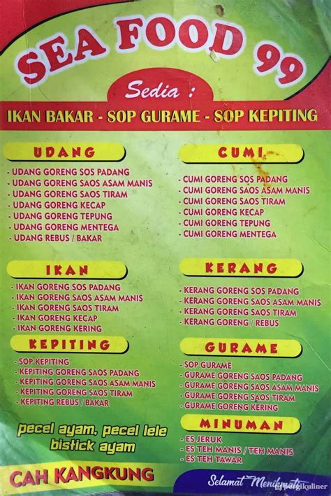 SEAFOOD 99：Daftar Harga Menu Delivery SEAFOOD 99, Jakarta Terbaru 2024