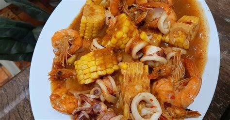 SEAFOOD TUMPAH 👙 Resep Seafood Tumpah Istimewa, Cocok Untuk Makan Bersama