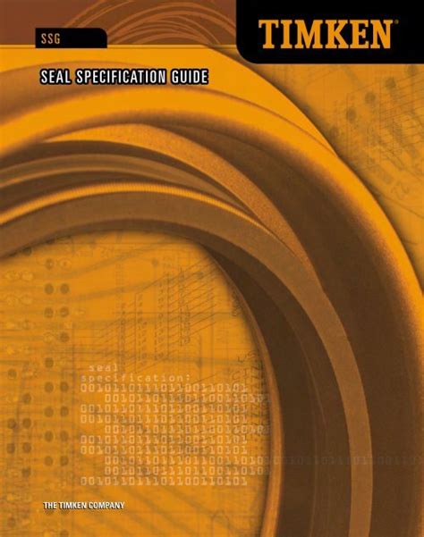 Read Seals Specification Guide Timken 