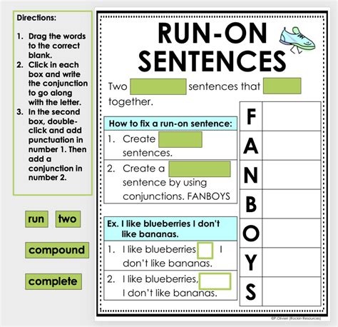 Search 4th Grade Run On Sentence Educational Resources Run On Sentence Worksheet 4th Grade - Run On Sentence Worksheet 4th Grade