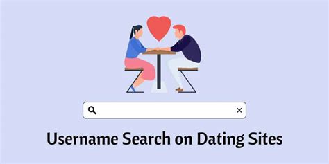 search dating sites by username available