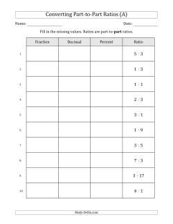Search Ratios Page 1 Weekly Sort Math Drills Ratios Math Worksheets - Ratios Math Worksheets