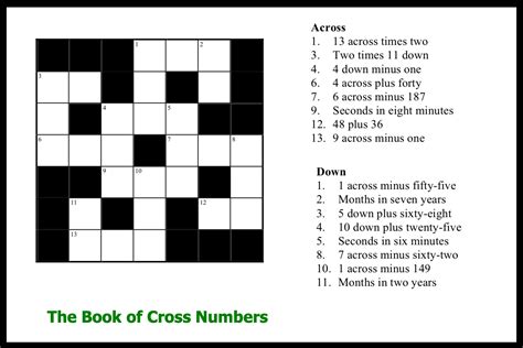 Search Results For 8220 Cross Numbers 8221 8211 Science Of Numbers Crossword - Science Of Numbers Crossword