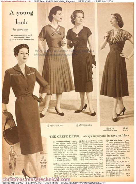 Sears Catalog 1950s
