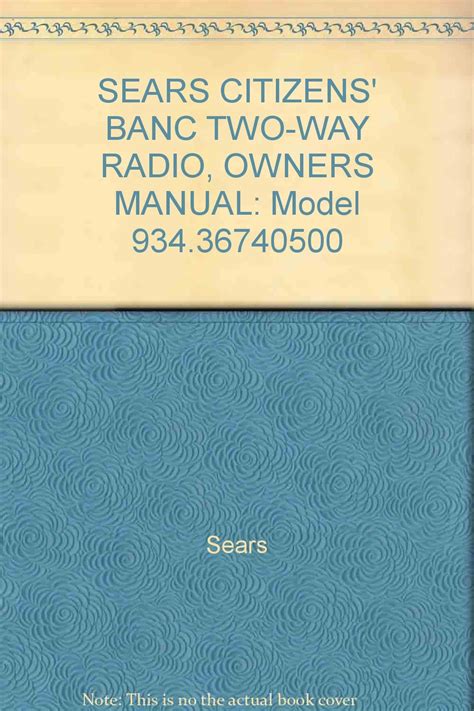 Download Sears Citizens Banc Two Way Radio Owners Manual Model 93436740500 