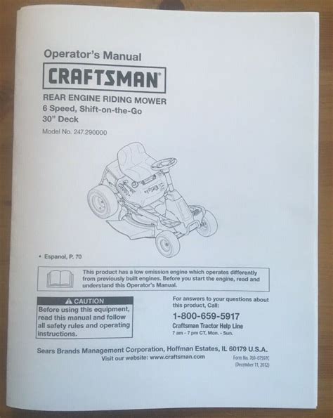 Full Download Sears Rear Engine Riding Mower File Type Pdf 