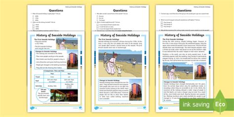 Seaside Comprehension Ks1