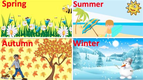 Seasons And Weather Childdrama Com Four Seasons Activities For First Grade - Four Seasons Activities For First Grade
