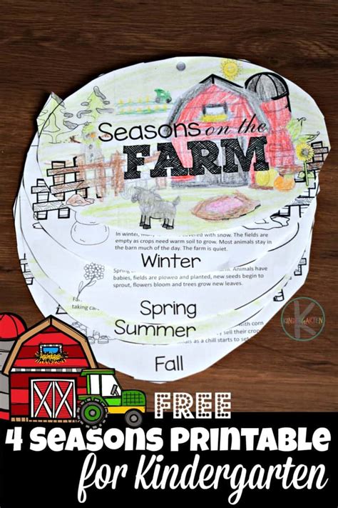 Seasons On The Farm Printable Kindergarten Worksheets And Kindergarten Seasons Worksheet - Kindergarten Seasons Worksheet