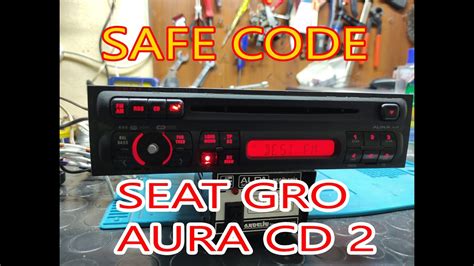 seat aura cd 2 code
