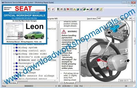 Full Download Seat Leon Service Repair Workshop Manual File Type Pdf 