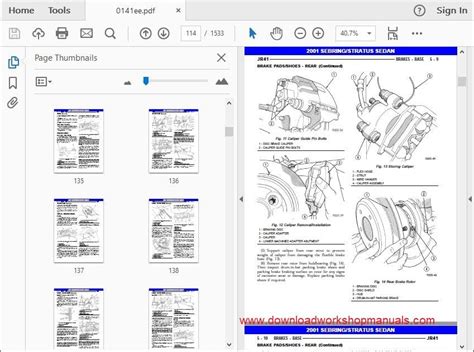 Sebring 2008 Technical Manual