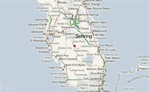 sebring map florida
