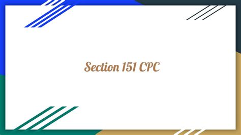 Sec 151 Cpc