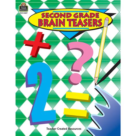 Second Grade Brain Teasers Tcr0487 Teacher Created Resources Brain Teasers For Second Grade - Brain Teasers For Second Grade