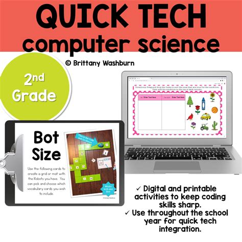 Second Grade Computer Science Teaching Resources Tpt 2nd Grade Computer Activities - 2nd Grade Computer Activities