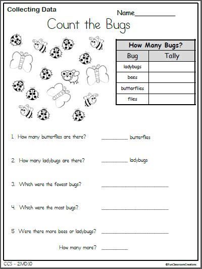 Second Grade Data Worksheets Collecting And Organizing Data 2nd Grade Data Worksheet - 2nd Grade Data Worksheet