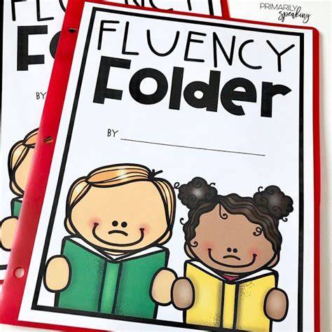 second grade fluency folder first texas