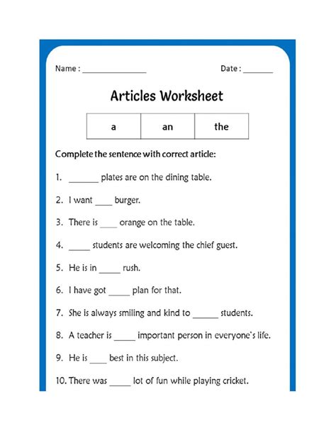 Second Grade Grade 2 Articles Questions For Tests Articles For Grade 2 - Articles For Grade 2