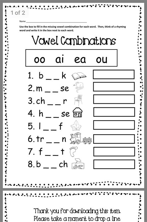 Second Grade Phonics Worksheets
