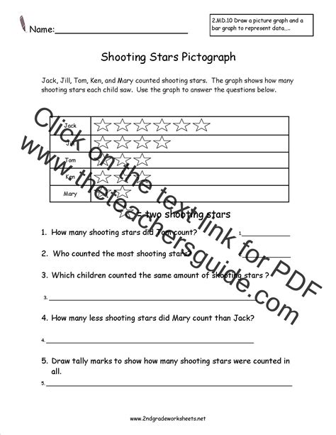 Second Grade Reading And Creating Pictograph Worksheets Pictograph For 2nd Grade - Pictograph For 2nd Grade